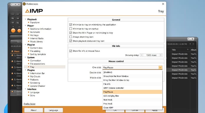 Reproductor de música AIMP