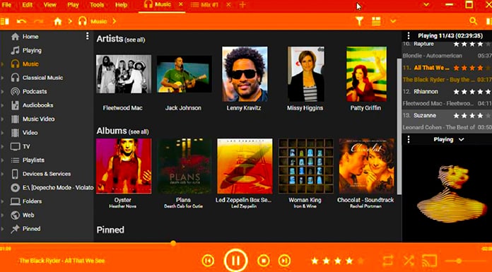 Reproductor de música MediaMonkey