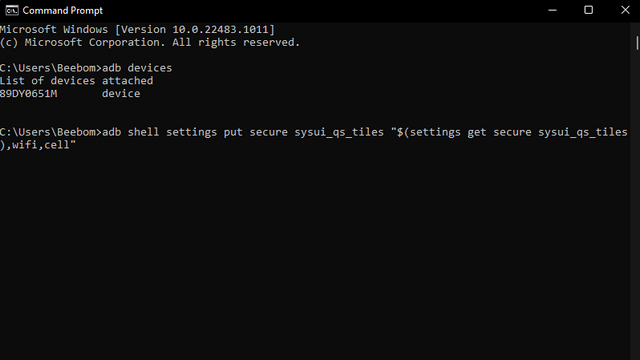 adb comando alternar wifi