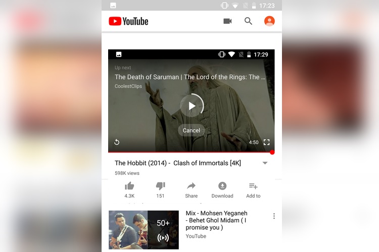 YouTube para Android obtiene videos de reproducción automática ...